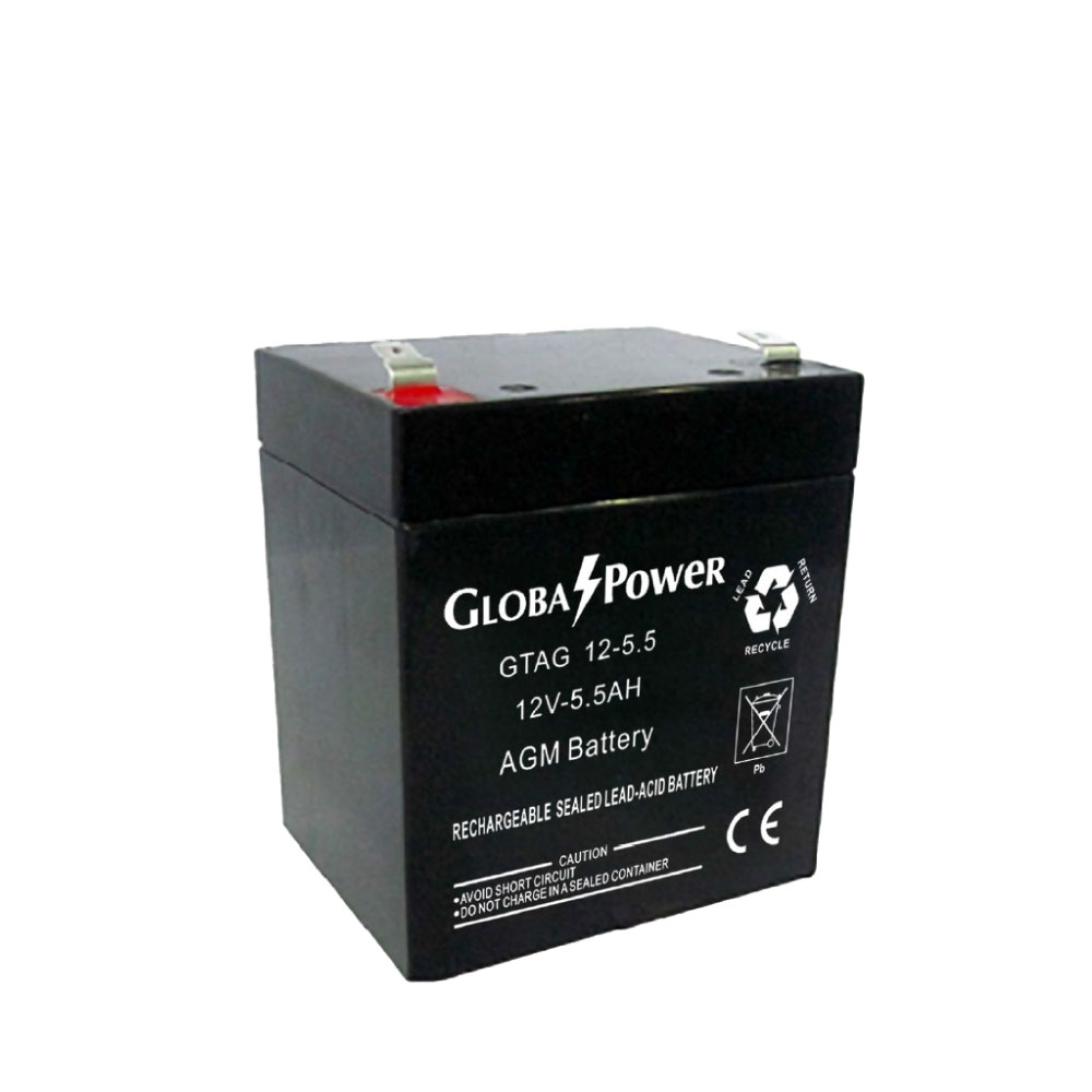 แบตเตอรี่แห้ง GlobalPower 12V 5.5Ah รุ่น GTAG12-5.5