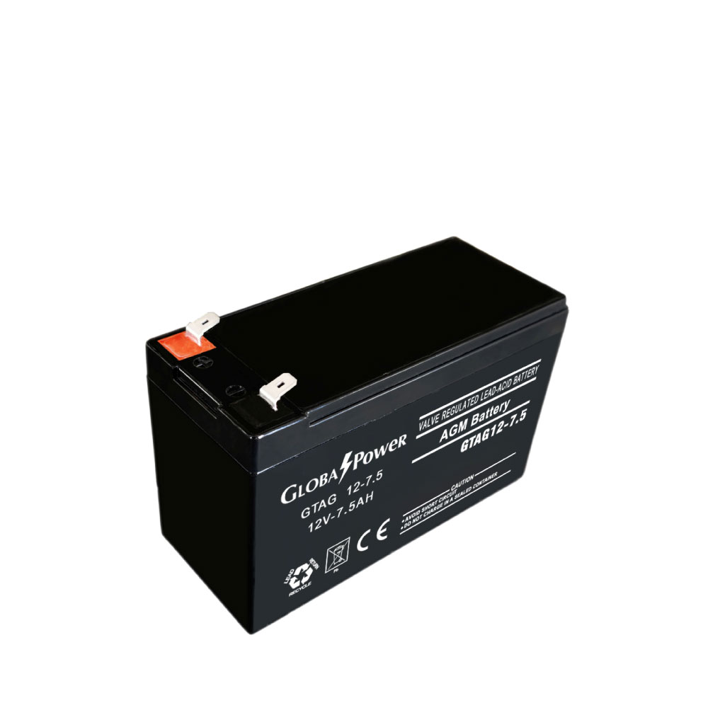 แบตเตอรี่โซลาร์เซลล์ GlobalPower 12V 7.5Ah รุ่น GTAG12-7.5