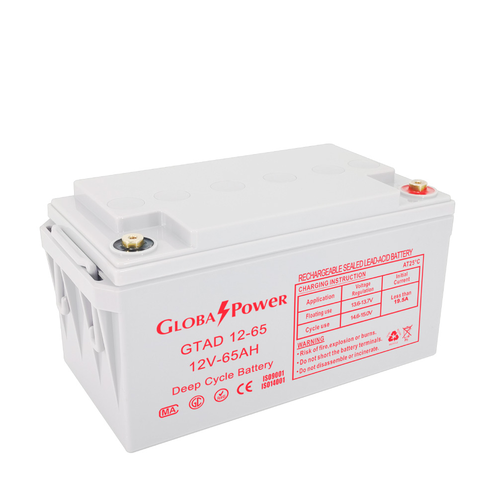 Battery 12V 65Ah Global Power GTAD12-65Ah AGM VRLA battery
