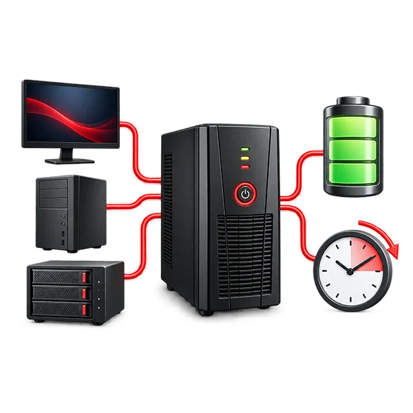 แนวทางเลือก UPS จากกำลังโหลดและระยะเวลาสำรอง