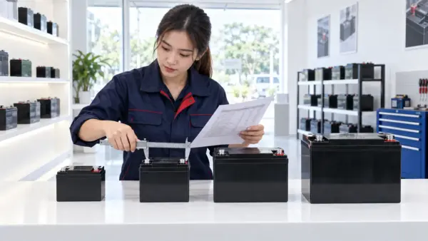 ช่างเทคนิคเปรียบเทียบขนาดแบตเตอรี่ 12V หลายค่า Ah ก่อนเลือกใช้งาน