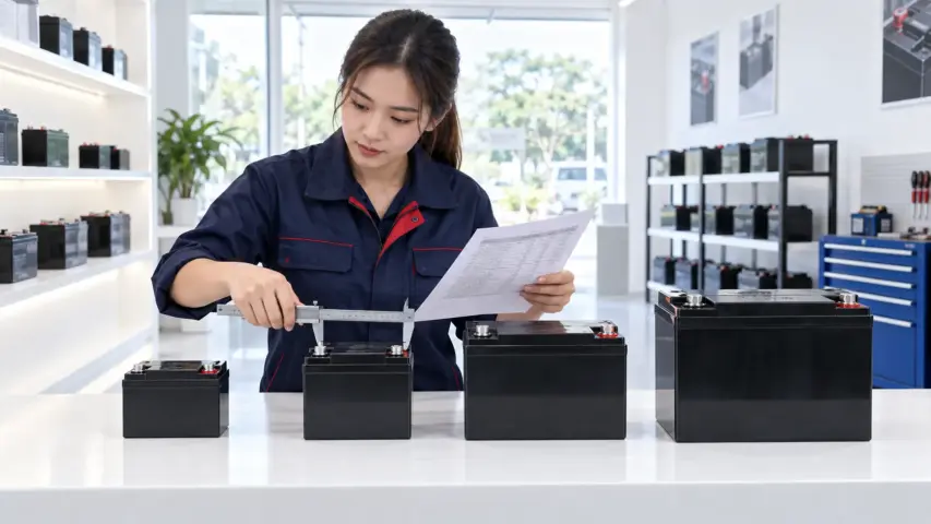 ช่างเทคนิคเปรียบเทียบขนาดแบตเตอรี่ 12V หลายค่า Ah ก่อนเลือกใช้งาน