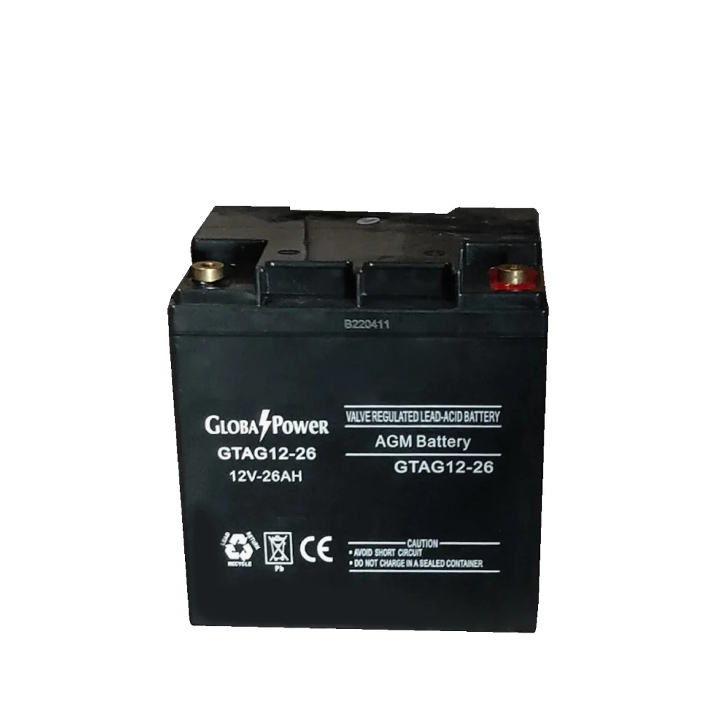 แบตเตอรี่แห้ง GlobalPower GTAG12-26 12V 26Ah