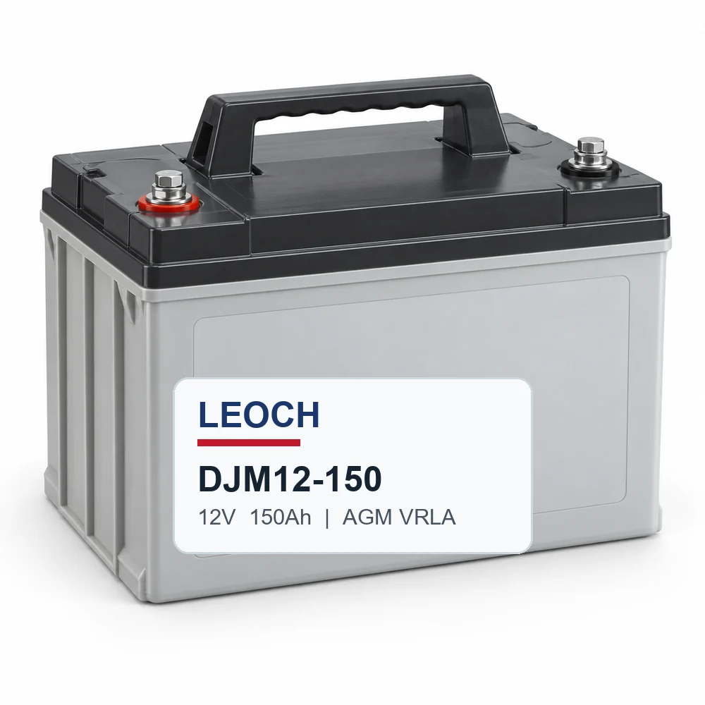 แบตเตอรี่แห้ง LEOCH DJM12-150 12V 150Ah แบบ AGM VRLA
