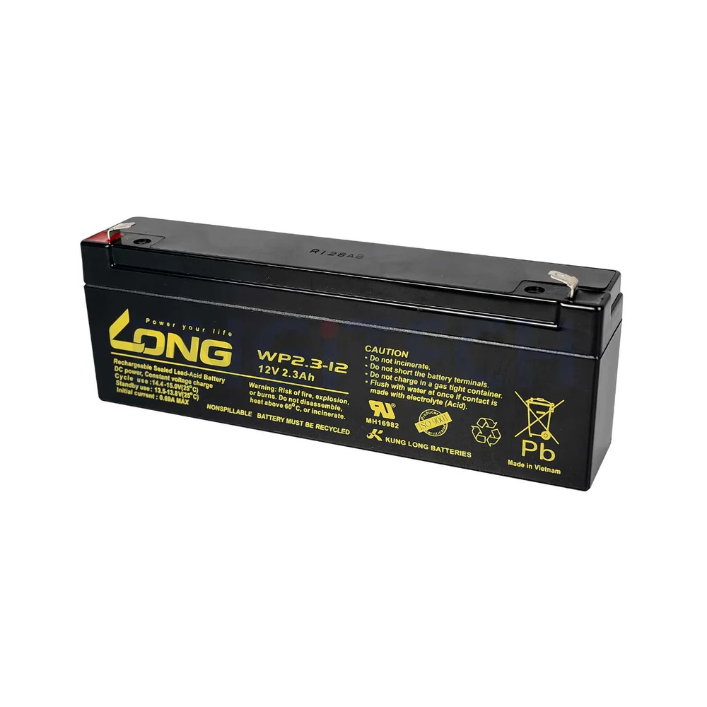 แบตเตอรี่แห้ง LONG WP2.3-12 12V 2.3Ah สำหรับ UPS และระบบสำรองไฟ